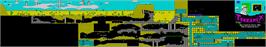 Game map for Terramex on the Sinclair ZX Spectrum.