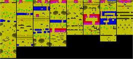 Game map for The Duel: Test Drive II on the Nintendo SNES.