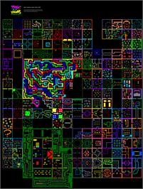 Game map for Thingy And The Doodahs on the Sinclair ZX Spectrum.