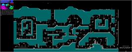 Game map for Thrust 2 on the Commodore 64.