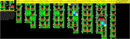 Game map for Trashman on the Amstrad CPC.