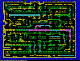 Game map for Treasure Island on the Atari 2600.