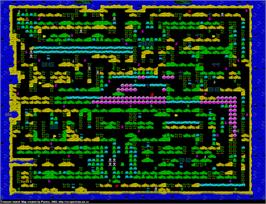 Game map for Treasure Island Dizzy on the Sinclair ZX Spectrum.
