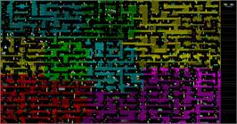 Game map for Tremor on the Sinclair ZX Spectrum.