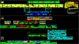 Game map for Tusker on the Commodore 64.