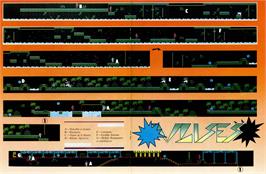 Game map for Ulises on the Sinclair ZX Spectrum.