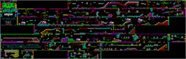 Game map for Underground on the MSX 2.