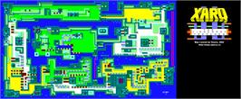 Game map for Xarq - The Zimmerman Trenches on the Sinclair ZX Spectrum.