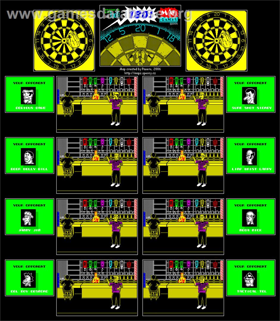 180 (CCS) - Sinclair ZX Spectrum - Artwork - Map
