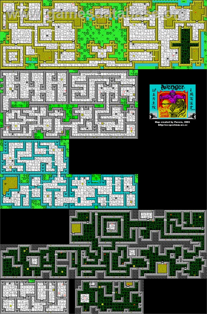 Avenger - Sinclair ZX-81 - Artwork - Map