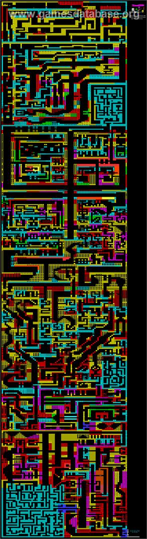 Brainstorm (Firebird) - Sinclair ZX Spectrum - Artwork - Map