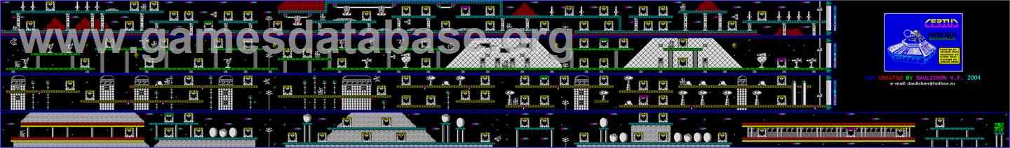 Cerius - Sinclair ZX Spectrum - Artwork - Map