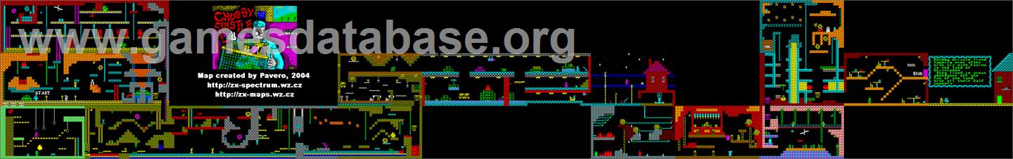 Chubby Gristle - MSX 2 - Artwork - Map