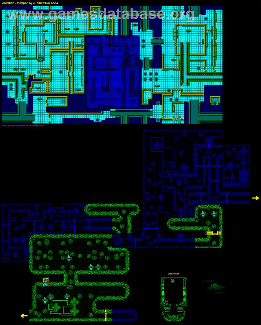 Denizen - Sinclair ZX Spectrum - Artwork - Map
