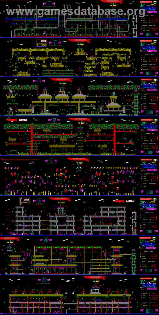 Dynamite Dan 2 - Sinclair ZX Spectrum - Artwork - Map