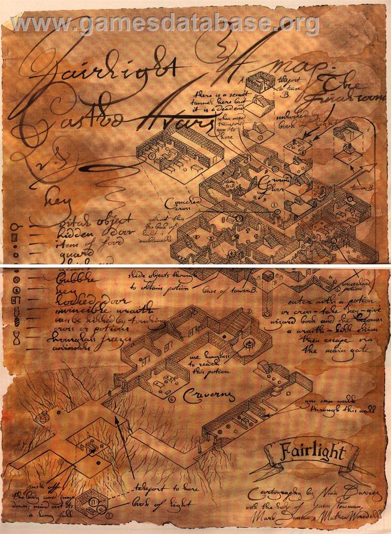 Fairlight - Sinclair ZX Spectrum - Artwork - Map