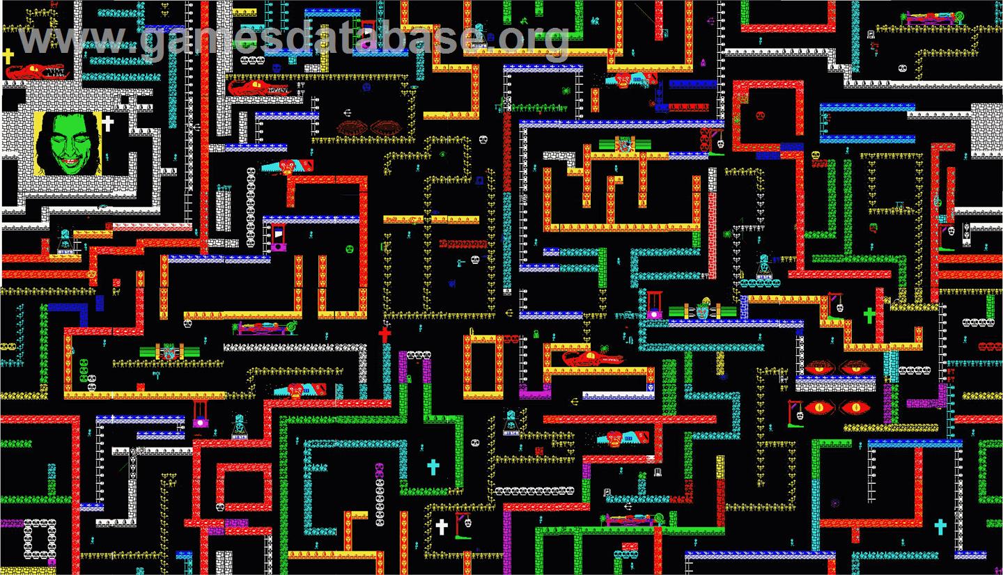 Go To Hell - Sinclair ZX Spectrum - Artwork - Map