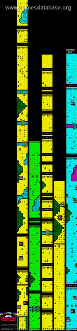 Italian Supercar - Amstrad CPC - Artwork - Map