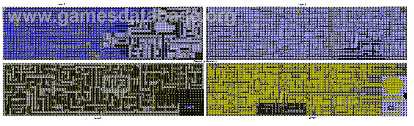 Mayhem - Sinclair ZX Spectrum - Artwork - Map