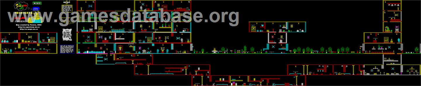 Mega Bucks - Sinclair ZX Spectrum - Artwork - Map