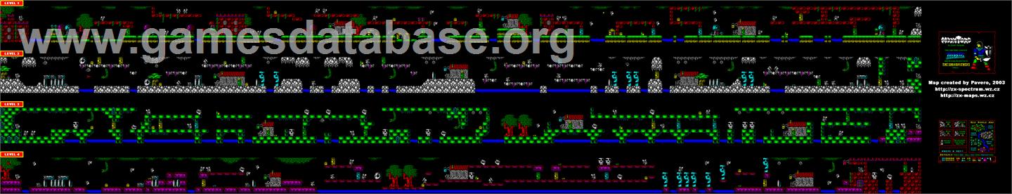 Moontorc - Sinclair ZX Spectrum - Artwork - Map