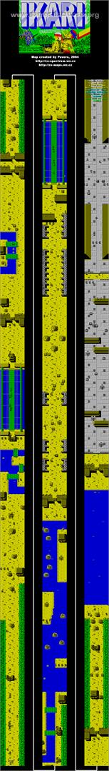 NY Warriors - Sinclair ZX Spectrum - Artwork - Map
