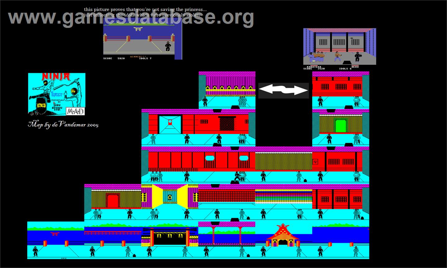 Ninja - Microsoft DOS - Artwork - Map