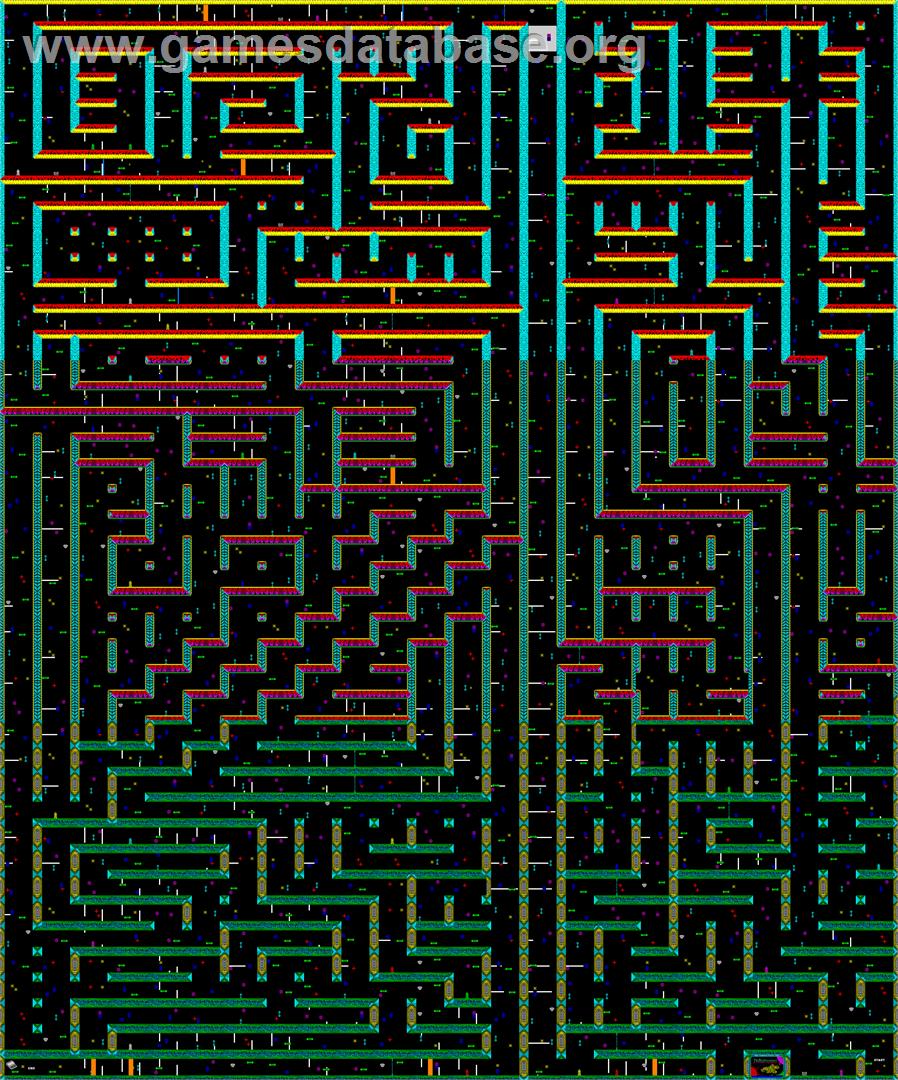 Nonterraqueous - Sinclair ZX Spectrum - Artwork - Map