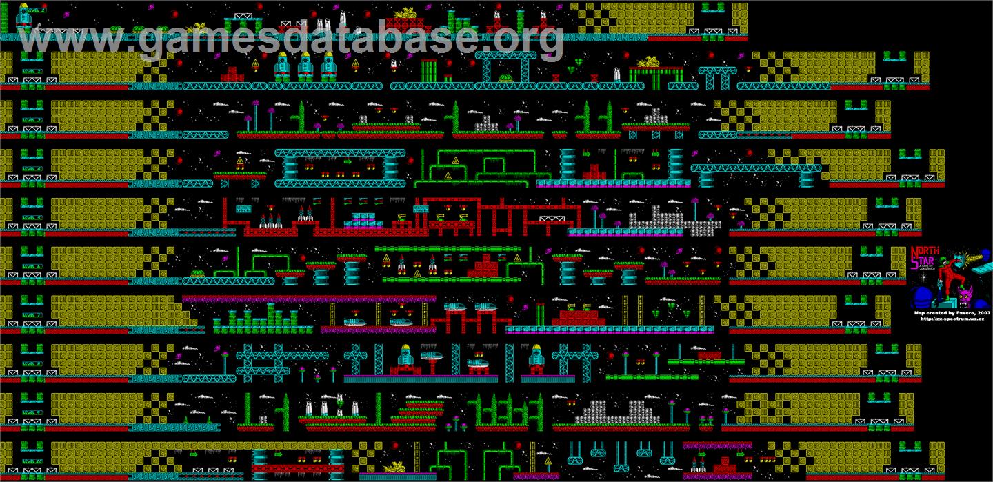 NorthStar - Commodore 64 - Artwork - Map