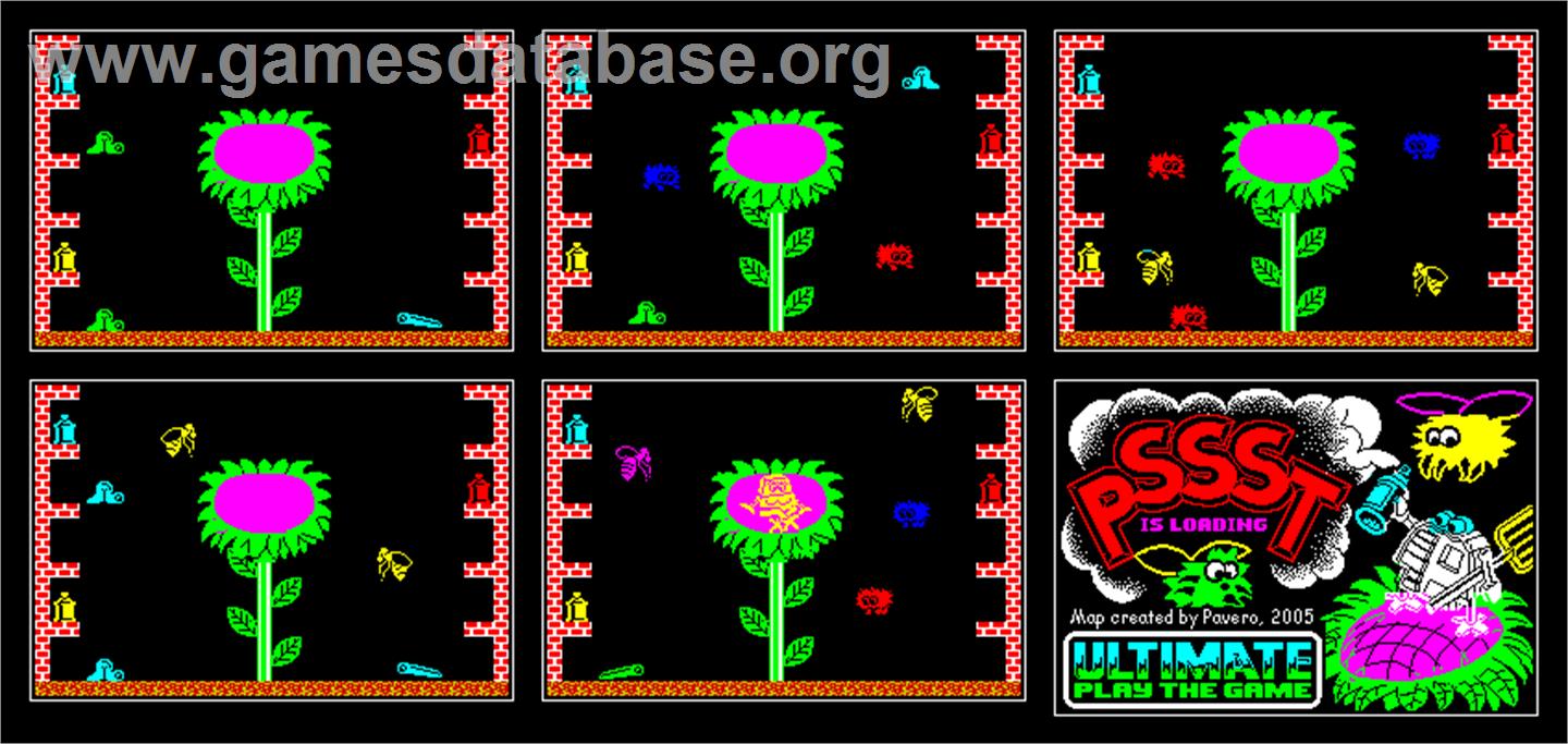 Pssst - Commodore 64 - Artwork - Map