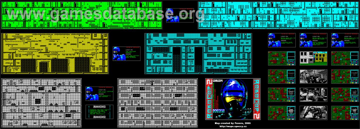 Robocop 2 - Arcade - Artwork - Map
