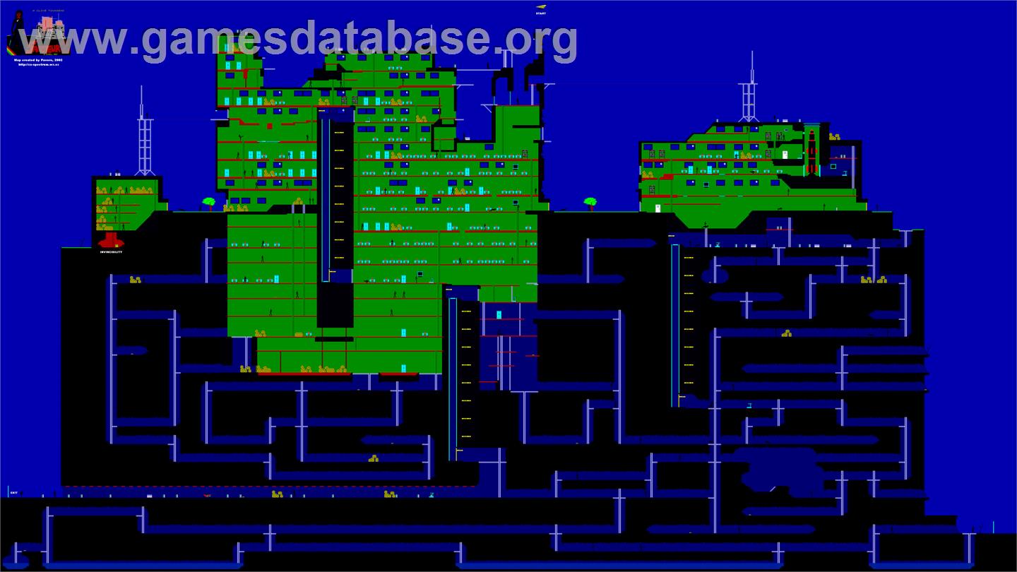 Saboteur 2 - Microsoft DOS - Artwork - Map