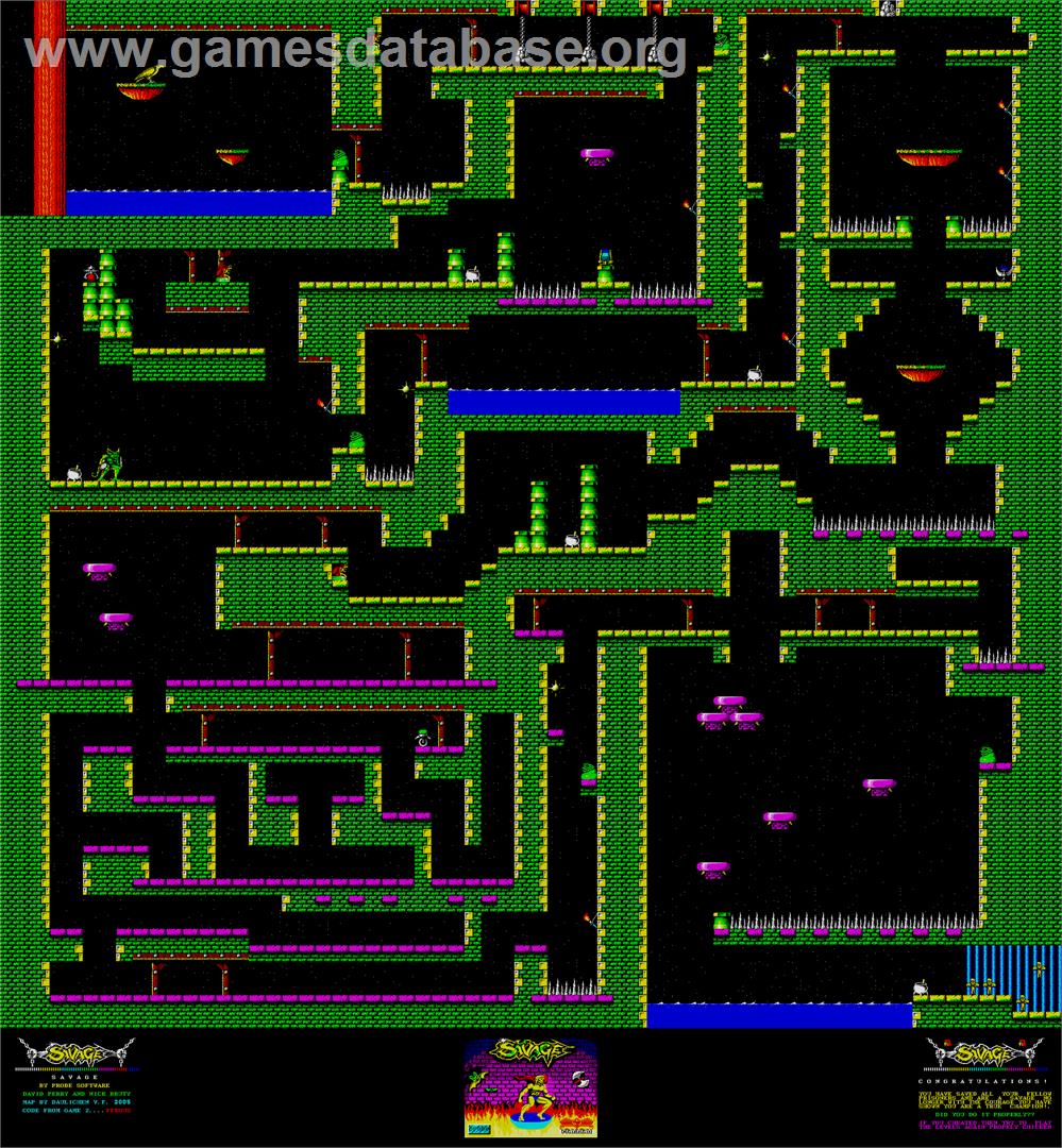 Savage - Atari ST - Artwork - Map