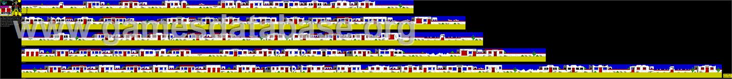 Spaghetti Western Simulator - Amstrad CPC - Artwork - Map