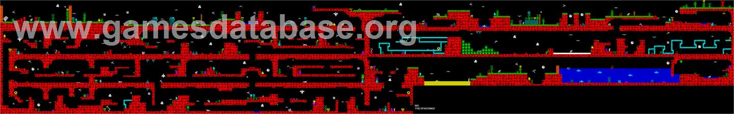 Spiky Harold Goes Hibernating - Sinclair ZX Spectrum - Artwork - Map