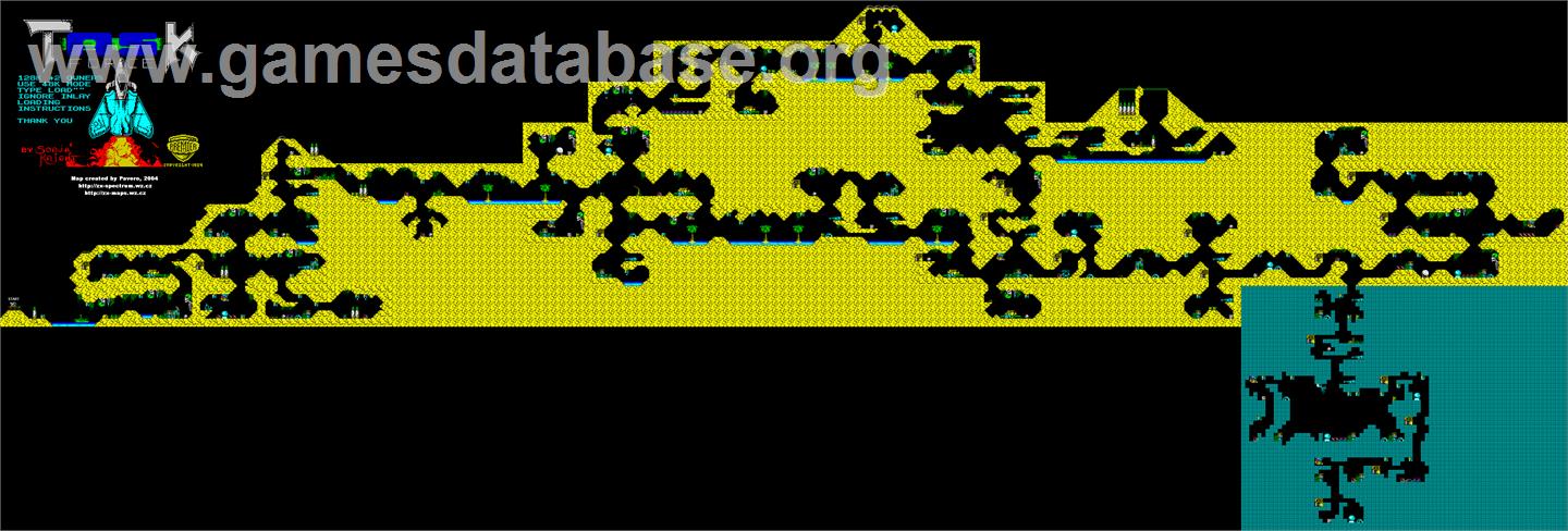 Task Force - Sinclair ZX Spectrum - Artwork - Map