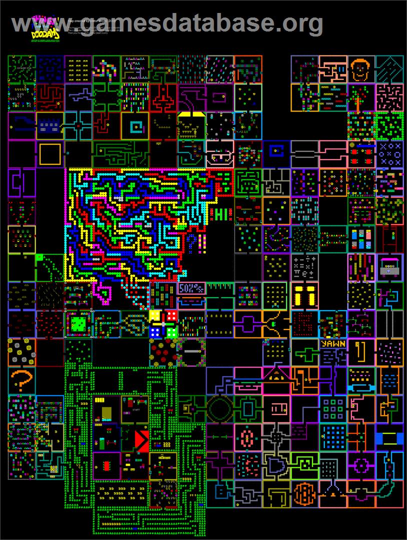 Thingy And The Doodahs - Sinclair ZX Spectrum - Artwork - Map