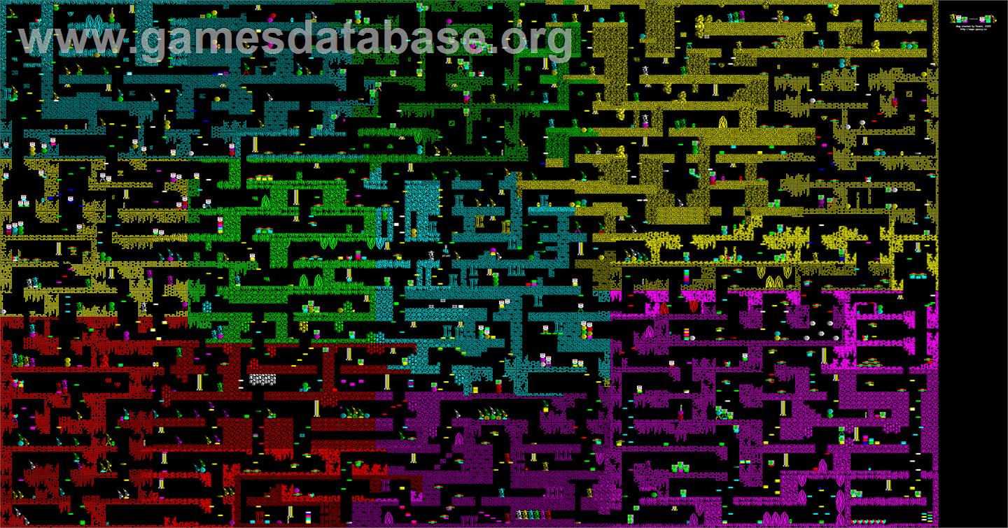 Tremor - Sinclair ZX Spectrum - Artwork - Map