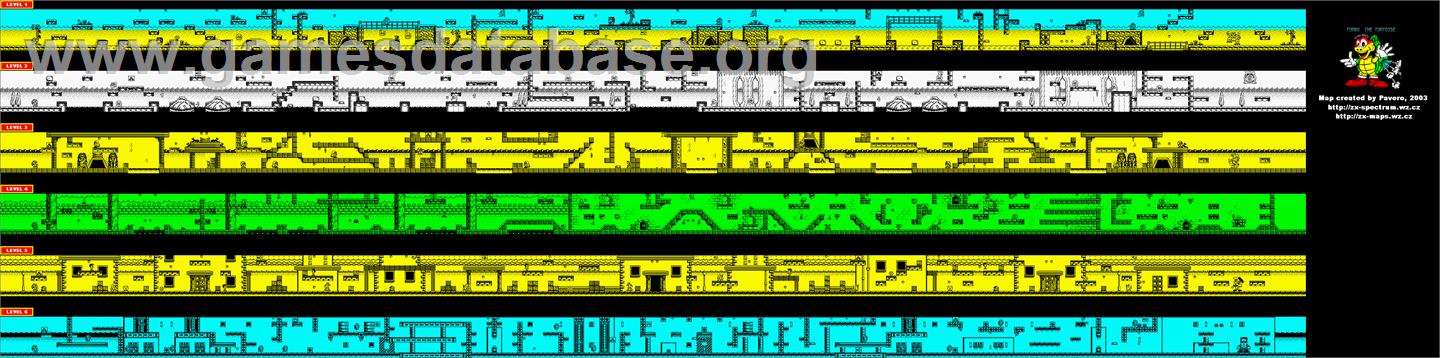 Turbo The Tortoise - Commodore 64 - Artwork - Map