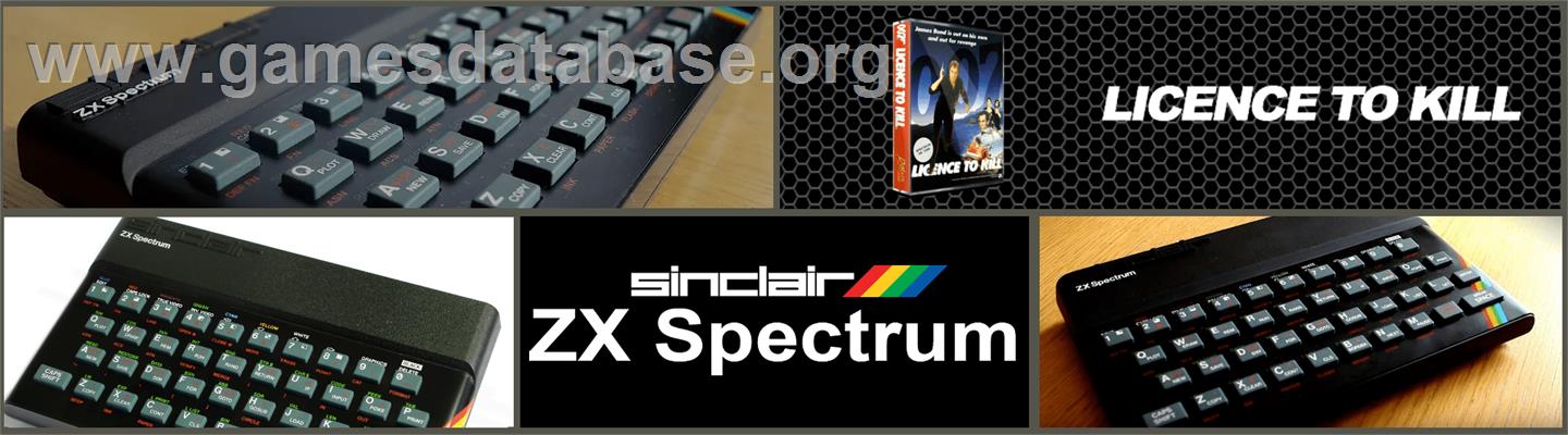 007: Licence to Kill - Sinclair ZX Spectrum - Artwork - Marquee