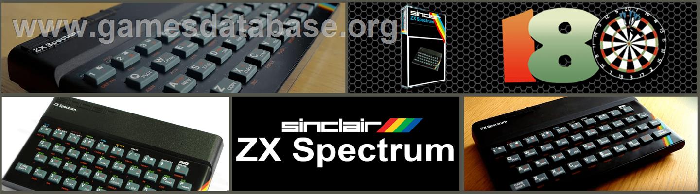 180! Pub Darts - Sinclair ZX Spectrum - Artwork - Marquee