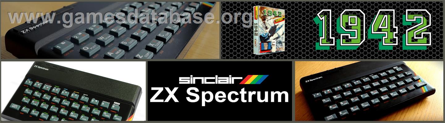 1942 - Sinclair ZX Spectrum - Artwork - Marquee