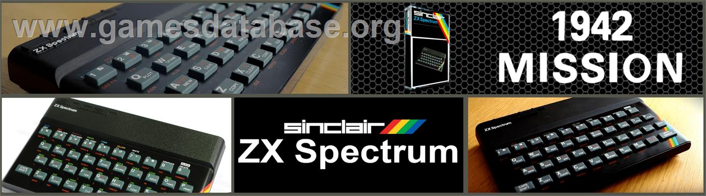 1942 Mission - Sinclair ZX Spectrum - Artwork - Marquee