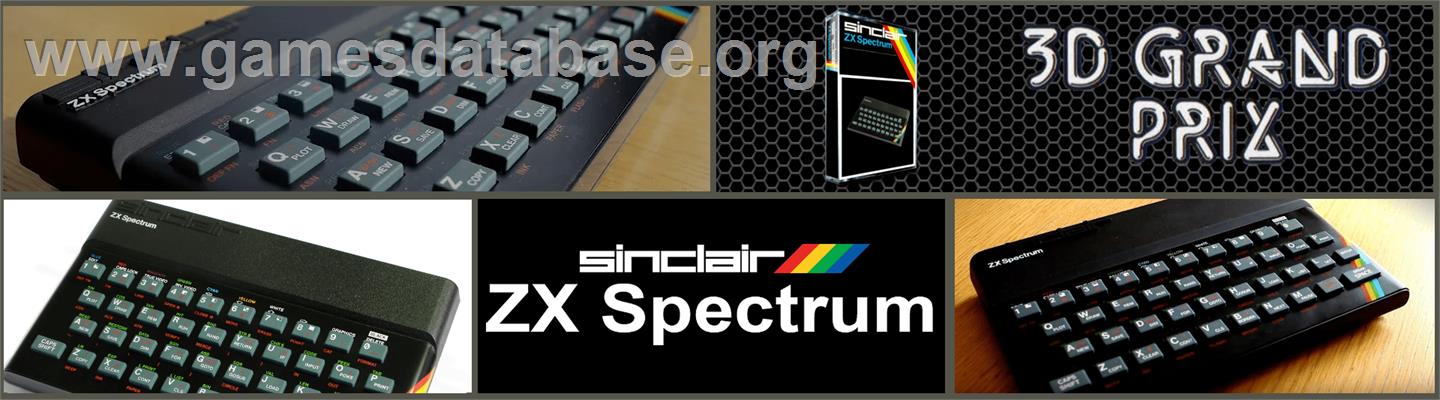 3D Grand Prix Championship - Sinclair ZX Spectrum - Artwork - Marquee