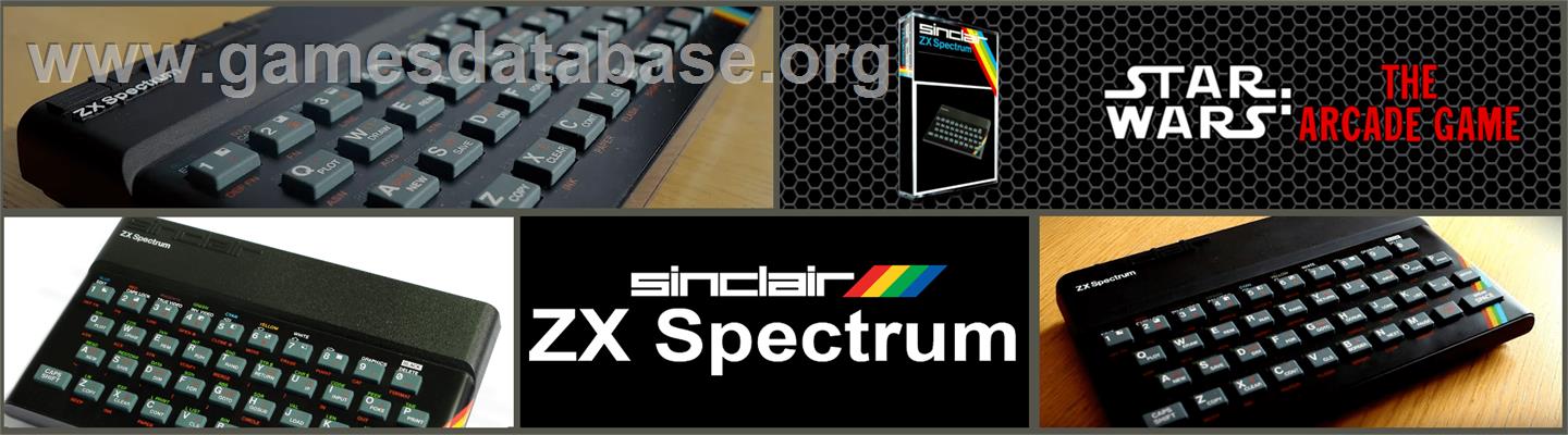 3D Star Wars - Sinclair ZX Spectrum - Artwork - Marquee