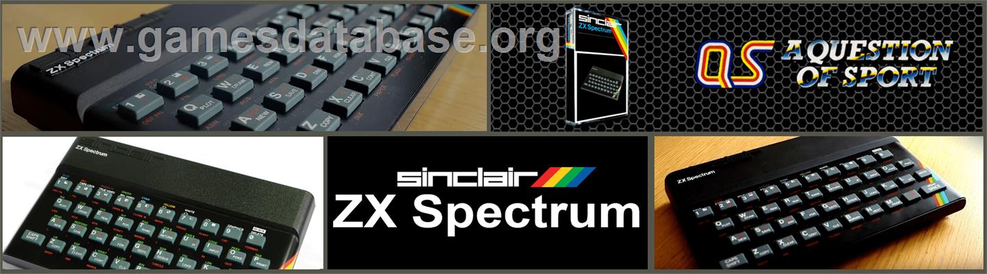A Question of Sport - Sinclair ZX Spectrum - Artwork - Marquee