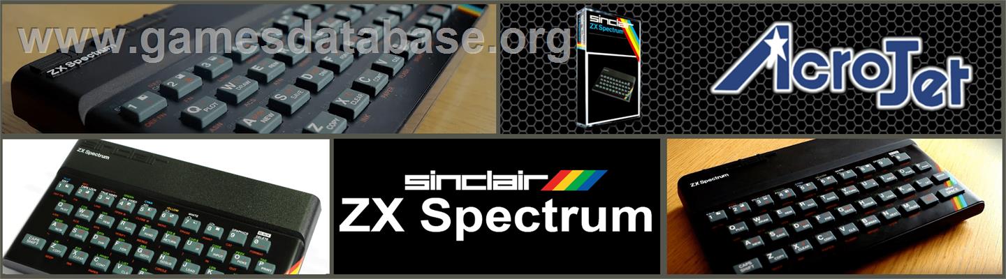 Acrojet - Sinclair ZX Spectrum - Artwork - Marquee