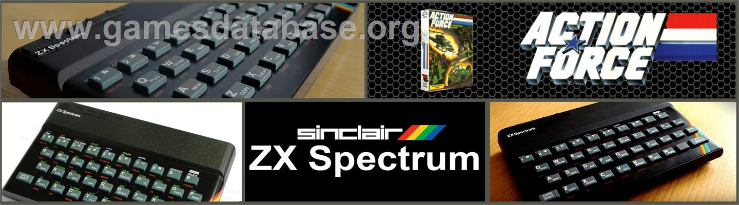 Action Double - Sinclair ZX Spectrum - Artwork - Marquee