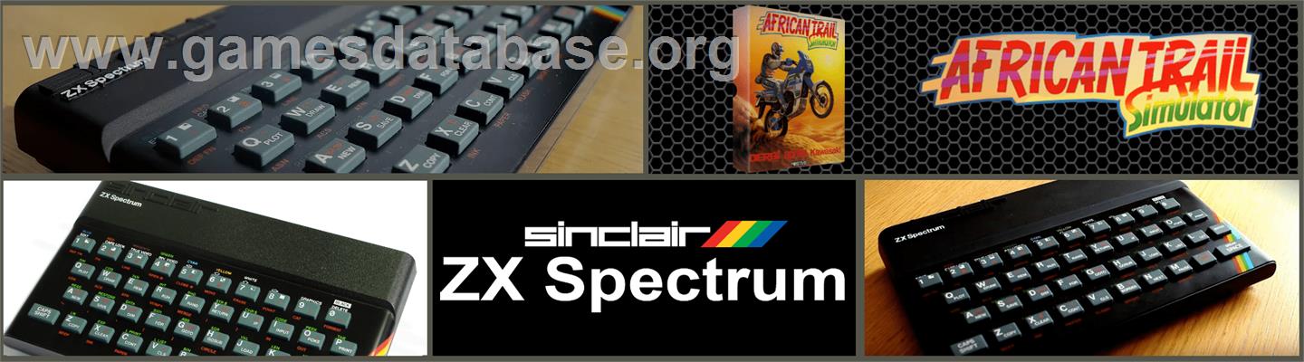 African Trail Simulator - Sinclair ZX Spectrum - Artwork - Marquee