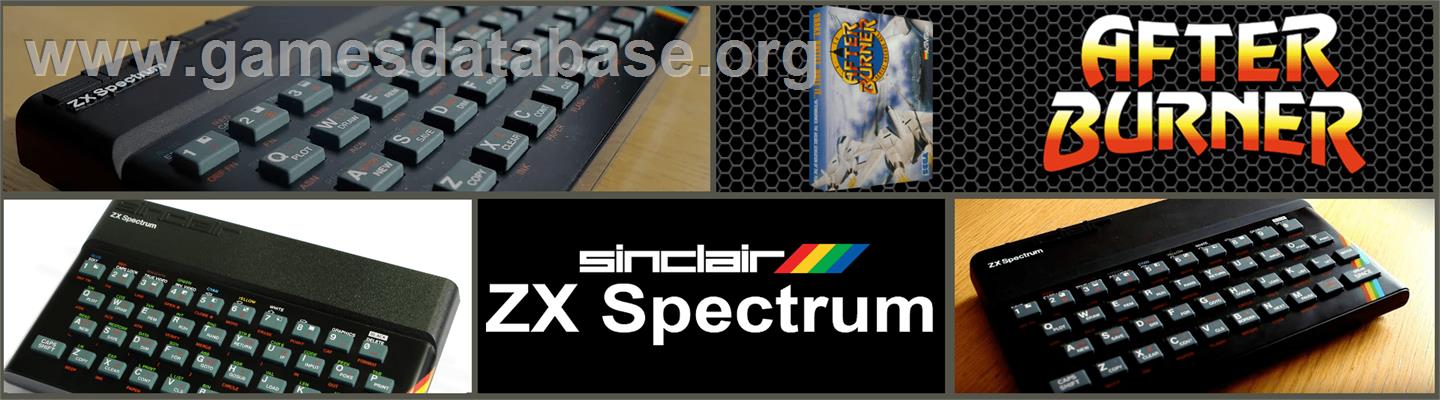 After Burner - Sinclair ZX Spectrum - Artwork - Marquee